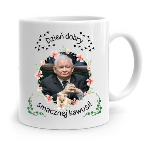 Kubek Śmieszny Prezesa Pis Jarosław Kaczyński