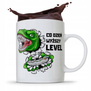 Kubek Śmieszny Zabawny Co Dzień Wyższy Level