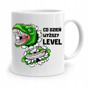 Kubek Śmieszny Zabawny Co Dzień Wyższy Level