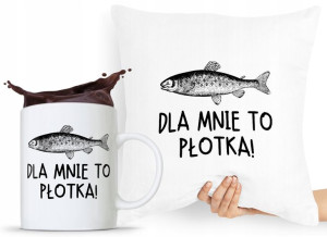 Zestaw Poduszka + Kubek Wędkarza Rybaka Prezent