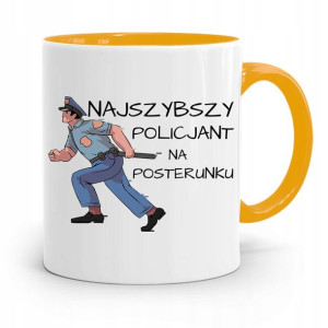 Kubek Żólty Najszybszego Policjanta Policjantki