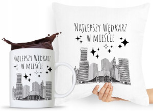 Zestaw Poduszka + Kubek Wędkarza Rybaka Prezent