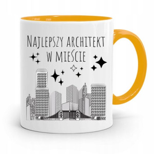 Kubek Żółty Architekta Najlepszy Architekt Miasta