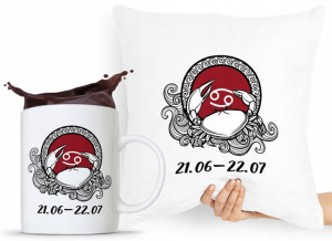 Zestaw Poduszka + Kubek Znaki Zodiaku Zodiakara