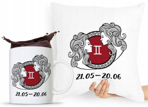Zestaw Poduszka + Kubek Znaki Zodiaku Zodiakara