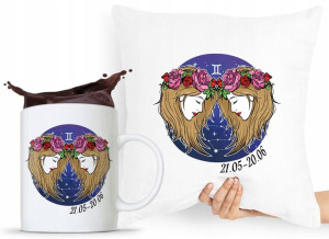Zestaw Poduszka + Kubek Znaki Zodiaku Zodiakara