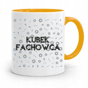 Kubek Żółty Budowlańca Majstra Fachowca Prezent