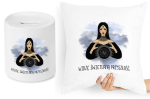 Zestaw Poduszka + Skarbonka Znaki Zodiaku Prezent