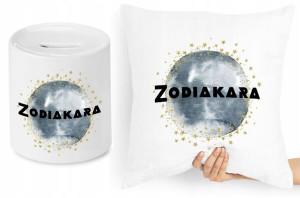 Zestaw Poduszka + Skarbonka Znaki Zodiaku Prezent