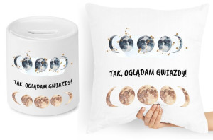 Zestaw Poduszka + Skarbonka Znaki Zodiaku Prezent