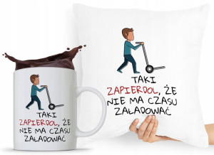 Zestaw Poduszka Kubek Budowlańca Majstra Fachowca