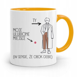 Kubek Żółty Dla Chłopaka Moje Ulubione Miejsce