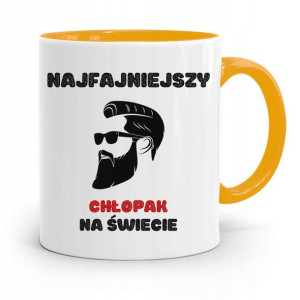 Kubek Żółty Dla Chłopaka Najfajniejszy Chłopak