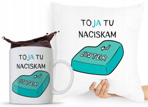 Zestaw Poduszka Kubek Dla Technika Informatyka