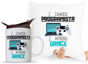 Zestaw Poduszka Kubek Dla Technika Informatyka