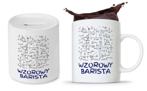 Zestaw Skarbonka + Kubek Dla Baristy Prezent