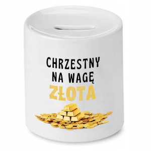 Dla Chrzestnego Chrzestnej Skarbonka Na Prezent