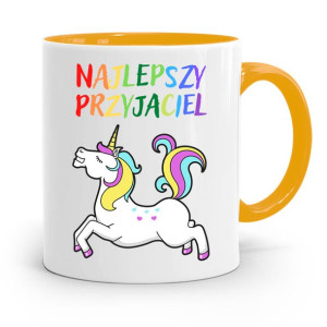 Kubek Żółty Dla Dzieci Najlepszy Przyjaciel +imię