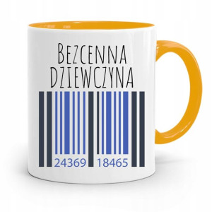 Kubek Żółty Dla Dziewczyny Bezcenna Dziewczyna