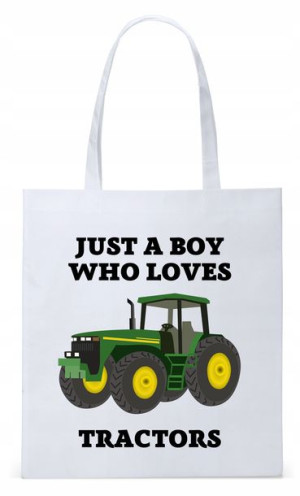 Dla Chłopaka Męża Prezent Torba Eco Biała Shopper