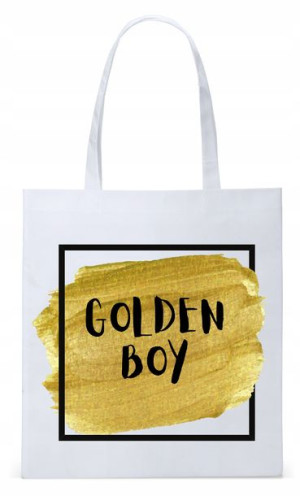 Dla Chłopaka Męża Prezent Torba Eco Biała Shopper