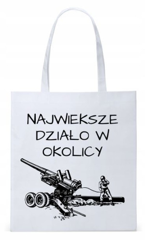 Dla Chłopaka Męża Prezent Torba Eco Biała Shopper
