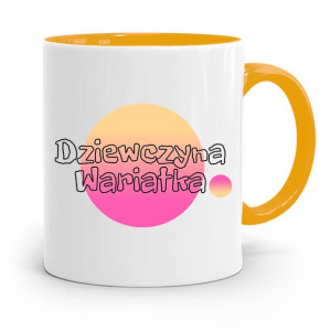 Kubek Żółty Dla Dziewczyny Dziewczyna Wariatka