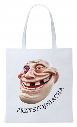 Dla Chłopaka Męża Prezent Torba Eco Biała Shopper