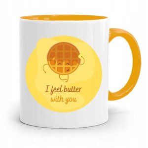 Kubek Żółty Dla Dziewczyny I Feel Butter With You