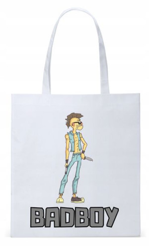 Dla Chłopaka Męża Prezent Torba Eco Biała Shopper
