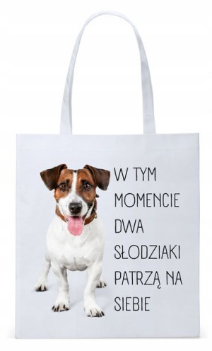 Dla Chłopaka Męża Prezent Torba Eco Biała Shopper
