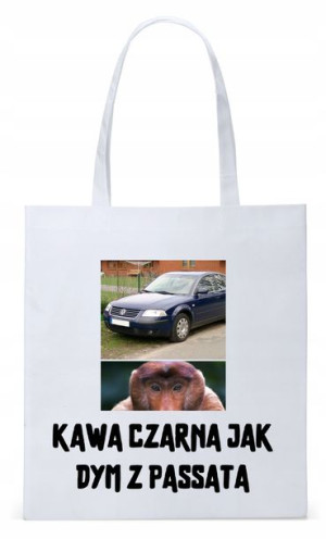 Dla Chłopaka Męża Prezent Torba Eco Biała Shopper