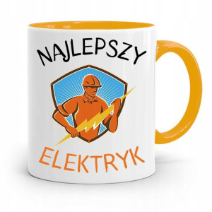 Kubek Żółty Dla Elektryka Najlepszy Elektryk