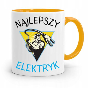 Kubek Żółty Dla Elektryka Najlepszy Elektryk