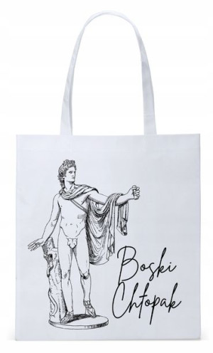 Dla Chłopaka Męża Prezent Torba Eco Biała Shopper