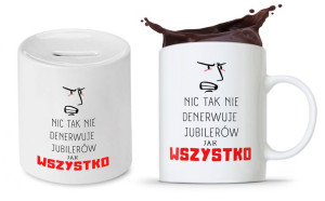 Zestaw Skarbonka + Kubek Dla Jubilera Prezent
