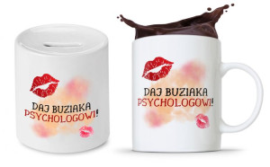 Zestaw Skarbonka + Kubek Dla Psychologa Psychiatry