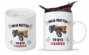 Zestaw Skarbonka + Kubek Dla Rolnika Prezent