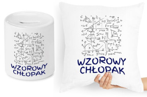 Dla Chłopaka Zestaw Poduszka + Skarbonka Prezent