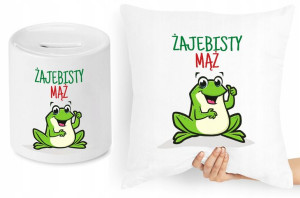 Dla Chłopaka Zestaw Poduszka + Skarbonka Prezent