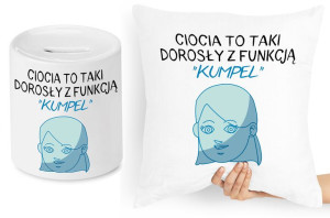 Dla Cioci Zestaw Poduszka + Skarbonka Prezent