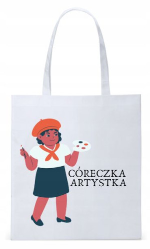 Dla Córki Córeczki Prezent Torba Eco Biała Shopper