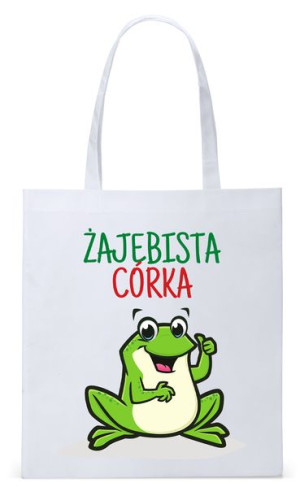 Dla Córki Córeczki Prezent Torba Eco Biała Shopper