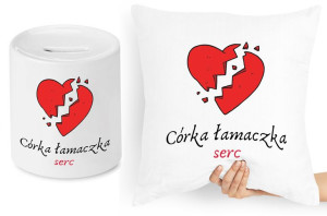 Dla Córki Zestaw Poduszka + Skarbonka Prezent