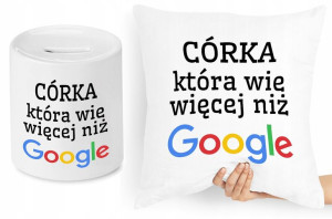 Dla Córki Zestaw Poduszka + Skarbonka Prezent