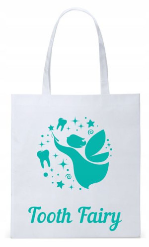 Dla Dentysty Stomatologa Torba Eco Biała Shopper