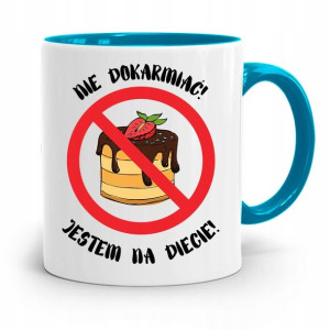 Dla Dietetyka Dietetyczki Kubek Błękitny Prezent