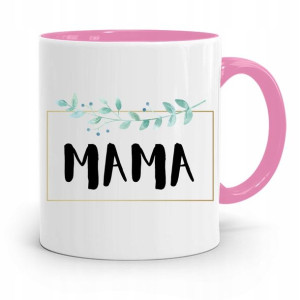 Kubek Różowy Prezent Dla Mamy Matki Mama Prezent