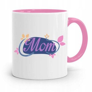 Kubek Różowy Prezent Dla Mamy Mom Prezent