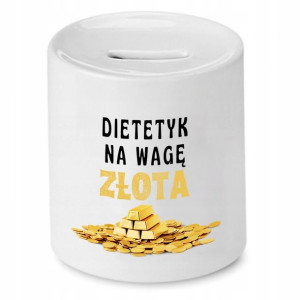 Dla Dietetyka Dietetyczki Prezent Skarbonka